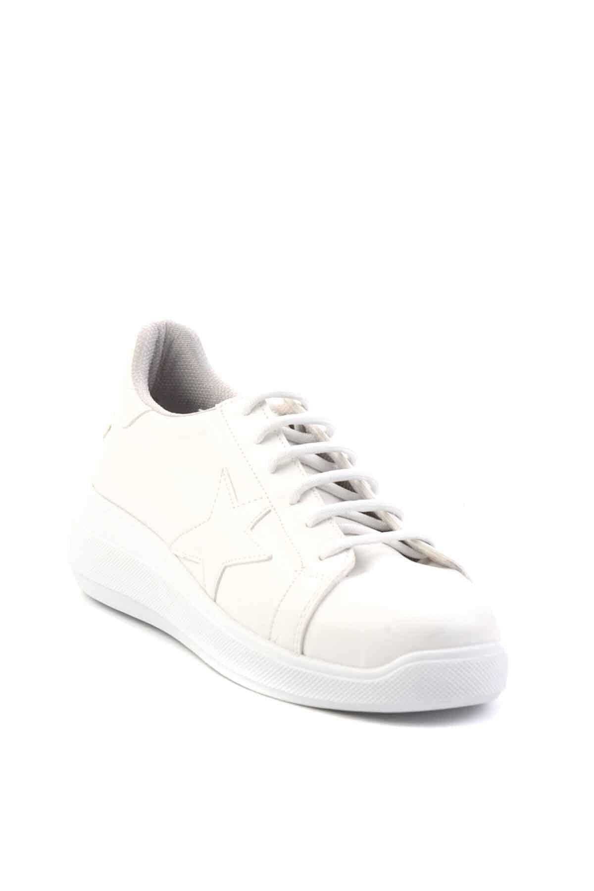 خرید پستی کفش اسپرت زنانه جدید برند Bambi Beyaz/Beyaz-09 ty88742791