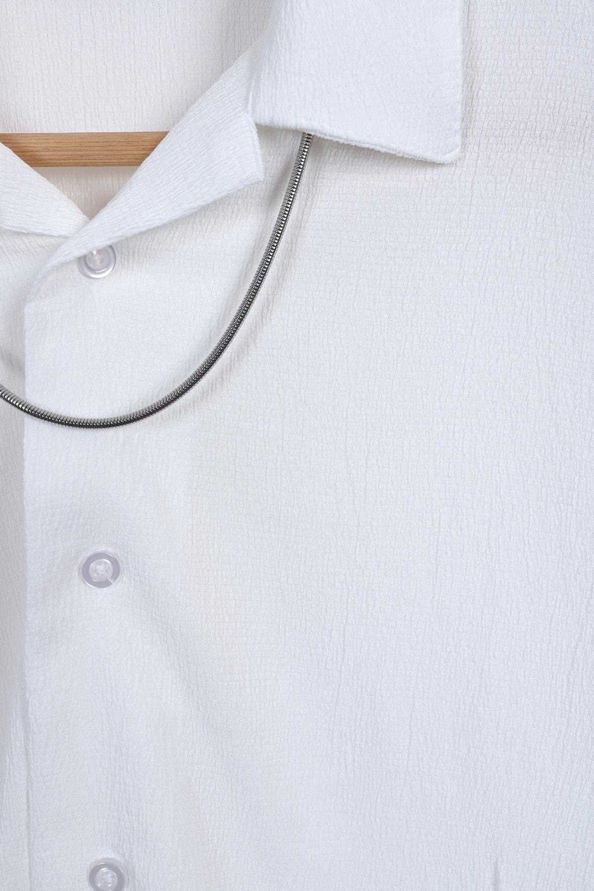 انواع پیراهن آستین کوتاه مردانه برند sopron outdoors رنگ سفید TY300779162