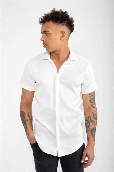 پیراهن آستین کوتاه مردانه جدید برند WAMOSSALAPLI رنگ سفید ty306075735