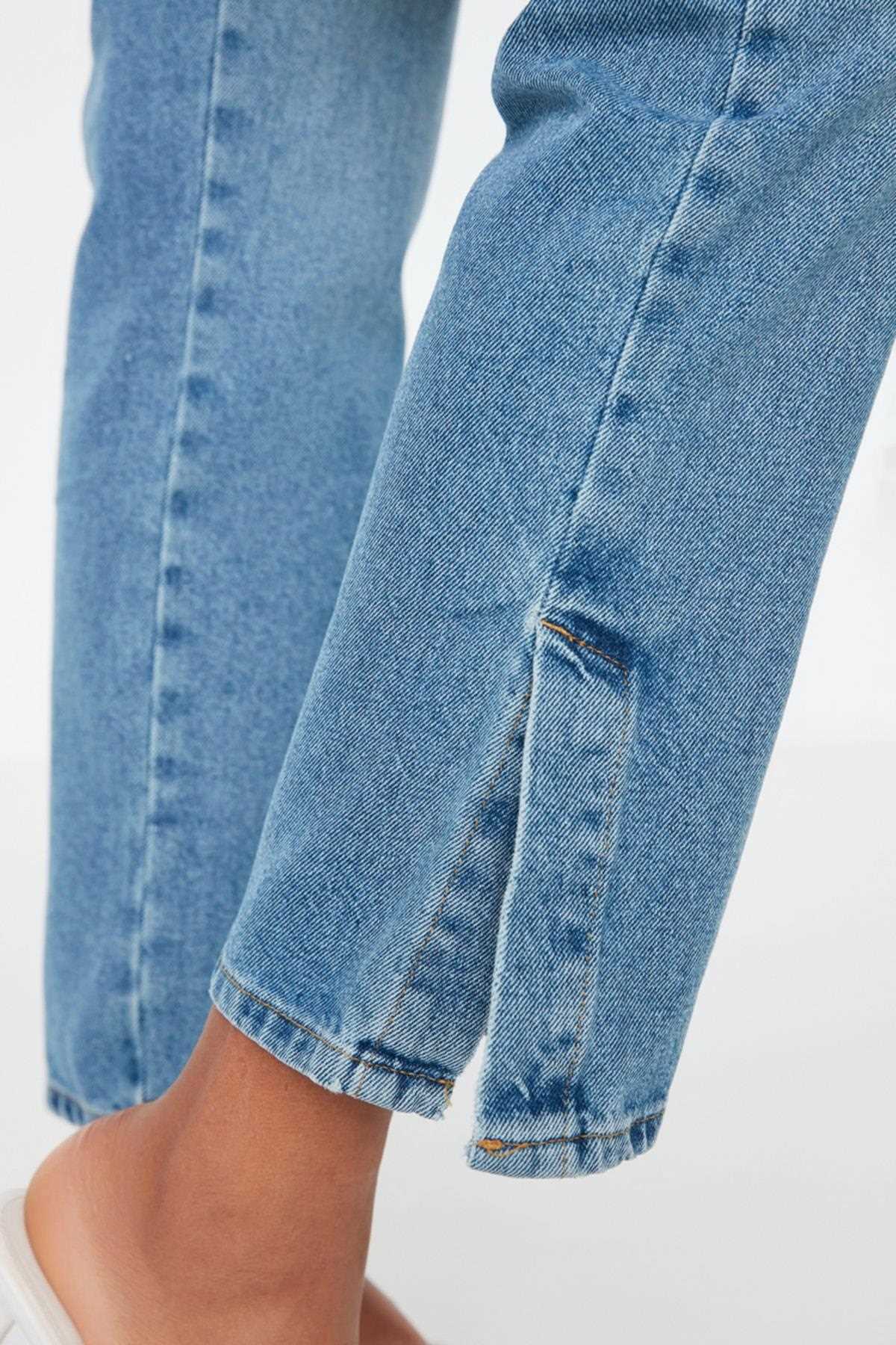فروشگاه شلوار جین زنانه اینترنتی شیک ترندیول میلا آبی روشن ty129545322
