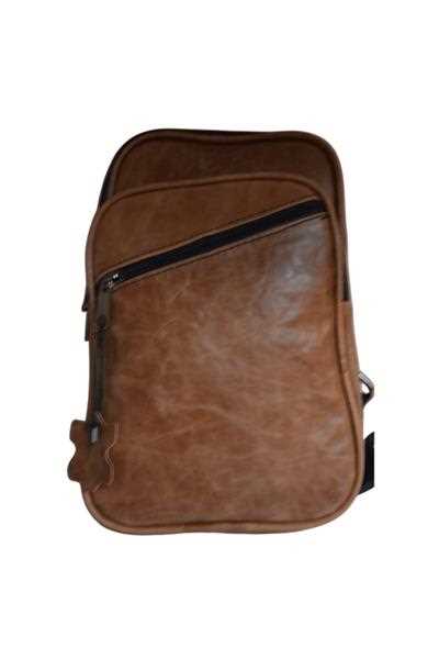 فروش پستی کوله پشتی چرم طبیعی شیک Leathertica رنگ قهوه ای کد ty48763900