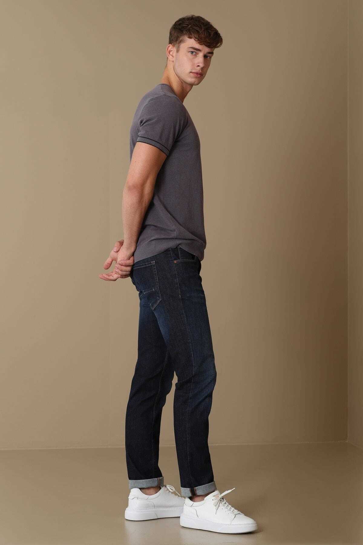 فروش اینترنتی شلوار جین مردانه برند لوفیان رنگ آبی ty329956260