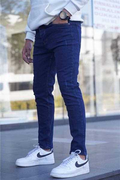 شلوار جین مردانه مدل جدید مارک مدمکس آبی ty376213782