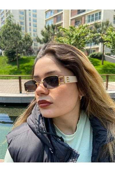 عینک آفتابی زنانه مدل جدید برند wiik naturel کرمی TY301834088