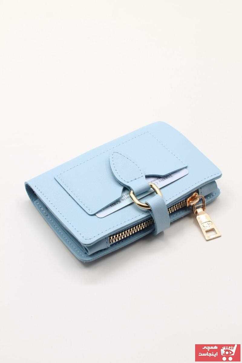 کیف پول زنانه برند ByOzgunTasarım رنگ آبی کد ty64959630